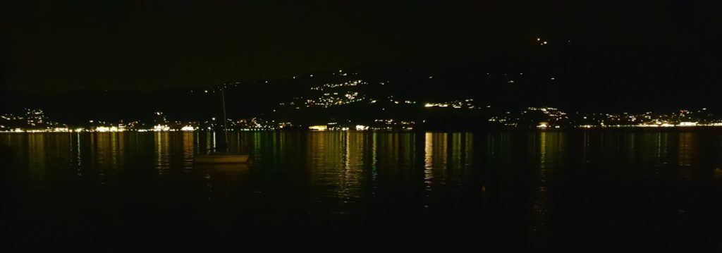 Verbania Italy Lake Maggiore. Pallanza stresa lights