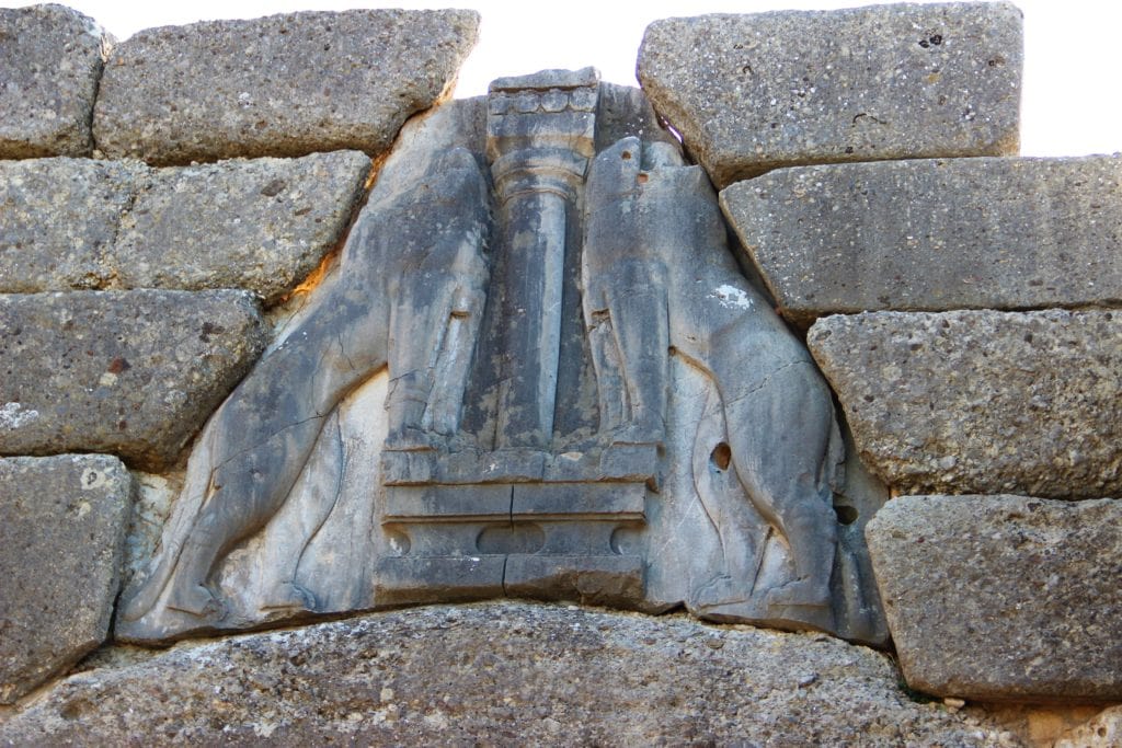 The Lion Gate Mycenae Ancient Greece (2)