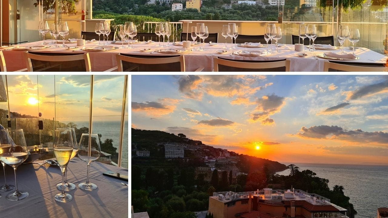 Sorrento Restaurants with a view Terrazza Vittoria