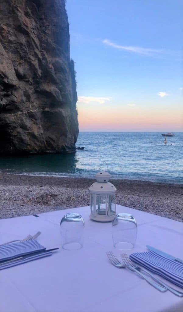 Best restaurants in Positano Italy with a view marina di praia