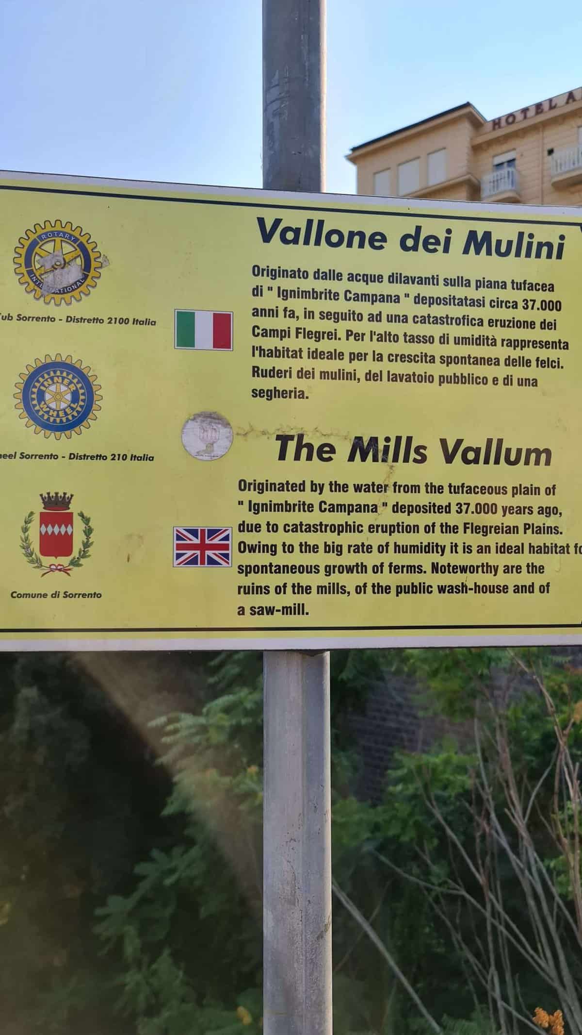 Sorrento Italy the Mills Vallum history scaled