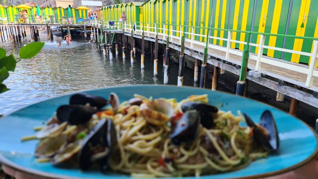 Sorrento italy beach Bagni da salvatore food 4 scaled