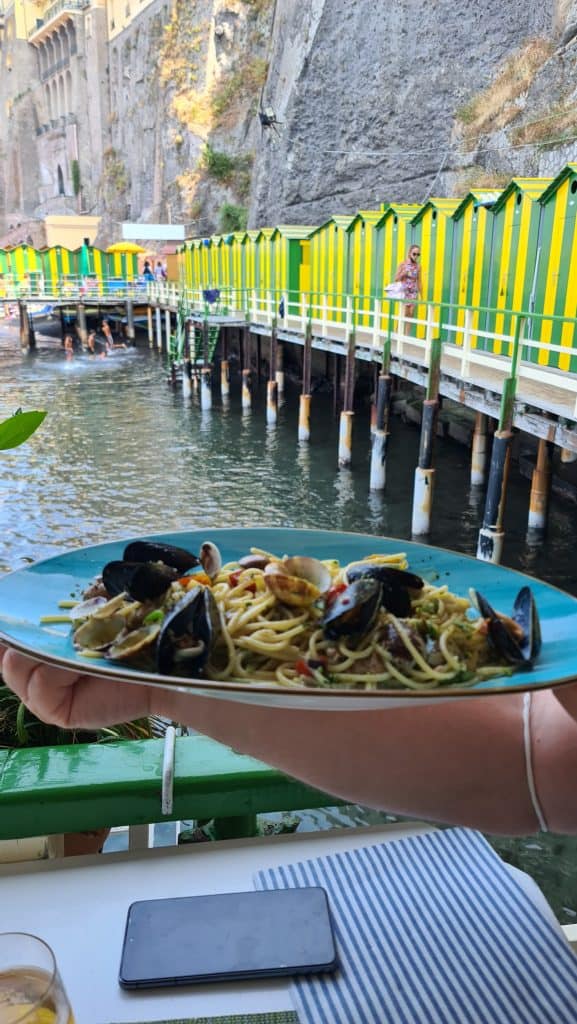 Sorrento italy beach Bagni da salvatore food 5 scaled