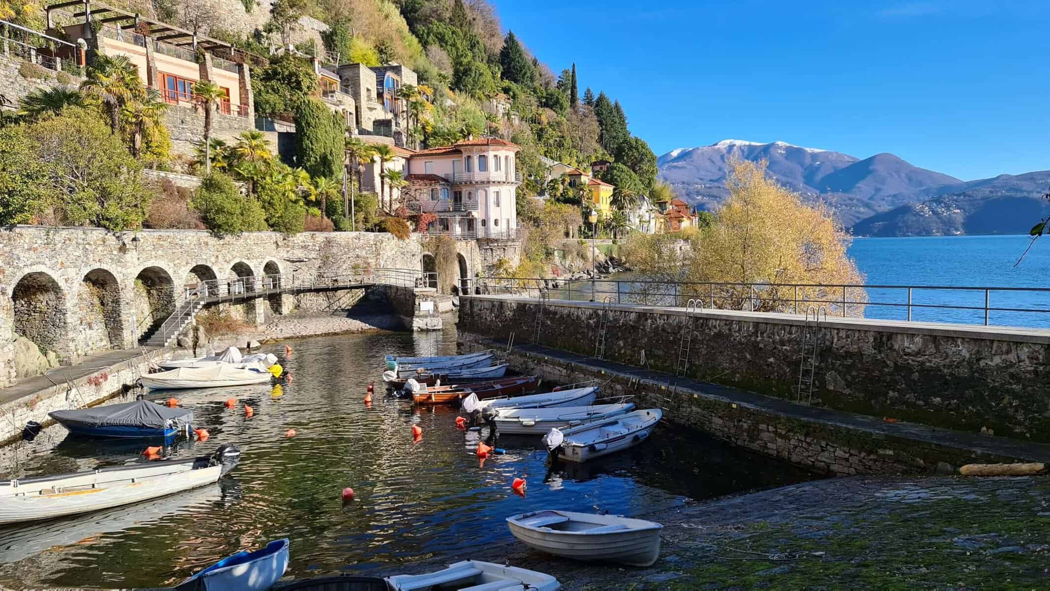 Cannero Riviera Lake Maggiore in winter tripilare 22 scaled