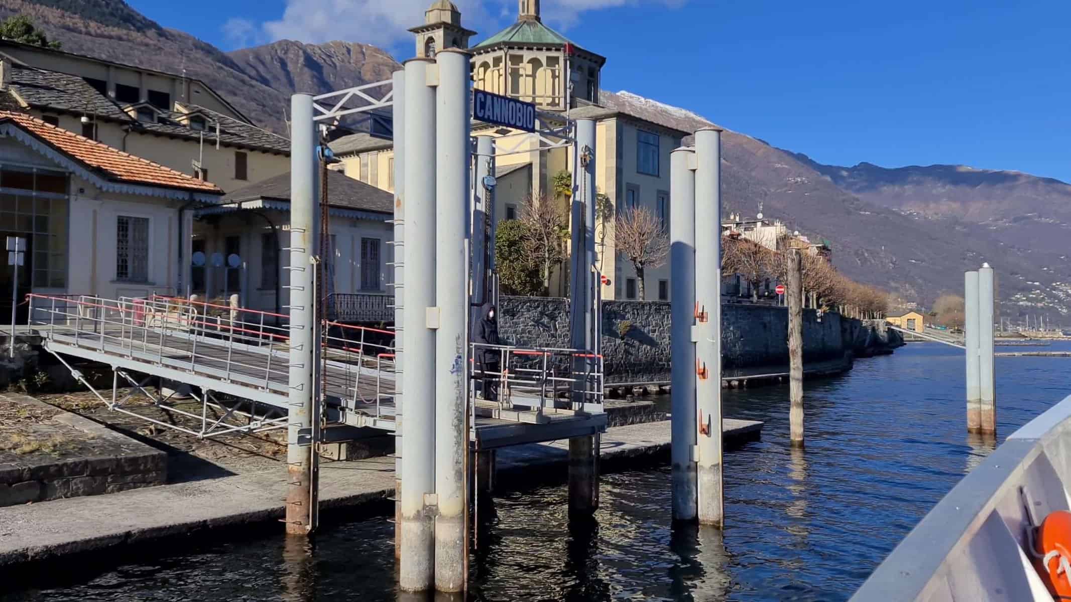 Cannobio Lago Maggiore from the boat in winter 20 scaled