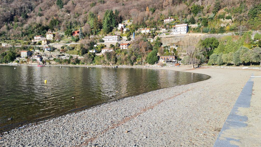 beach Cannero Riviera Lake Maggiore scaled