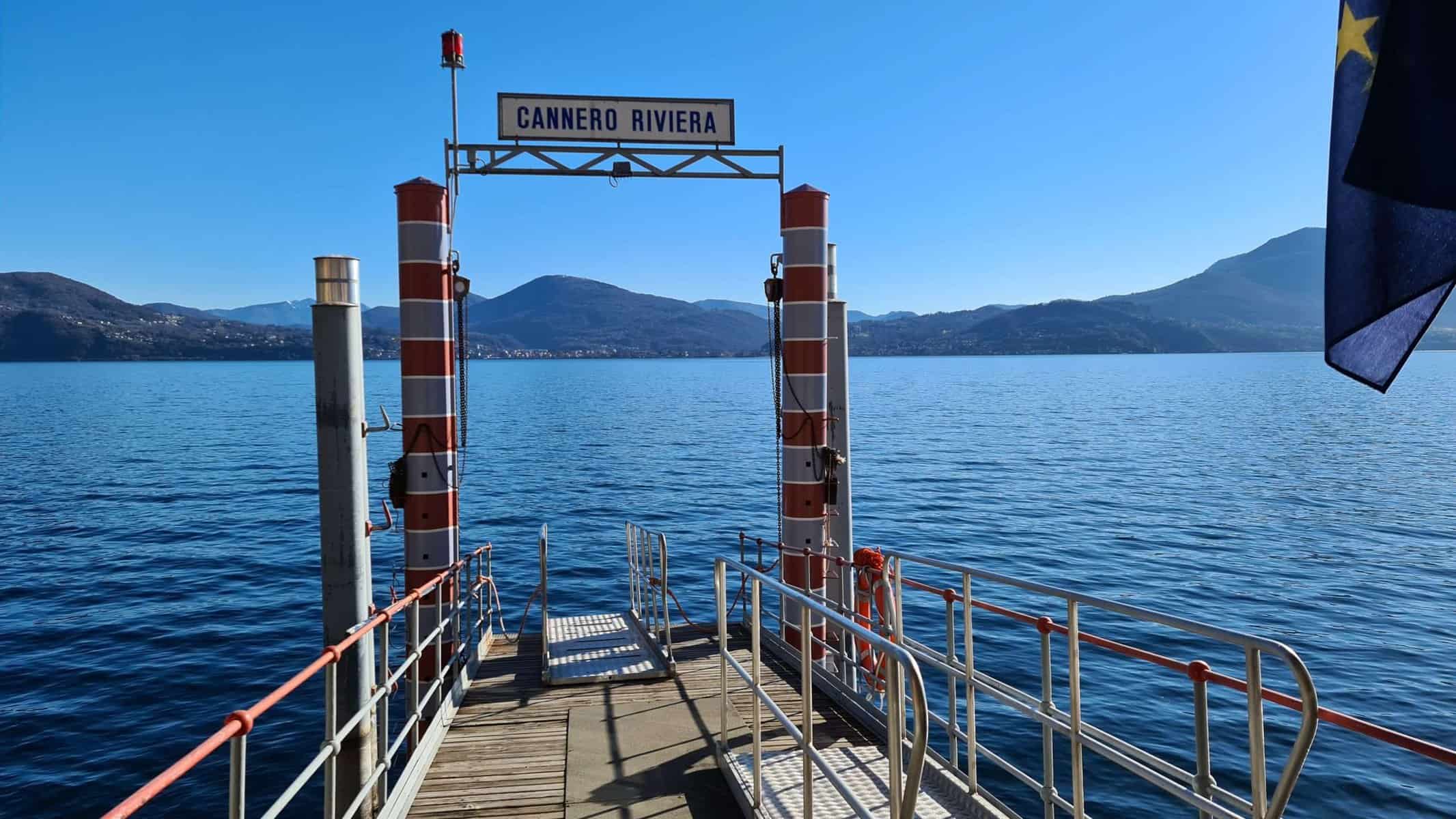 imbarcadero Cannero Riviera Lake Maggiore in winter tripilare scaled