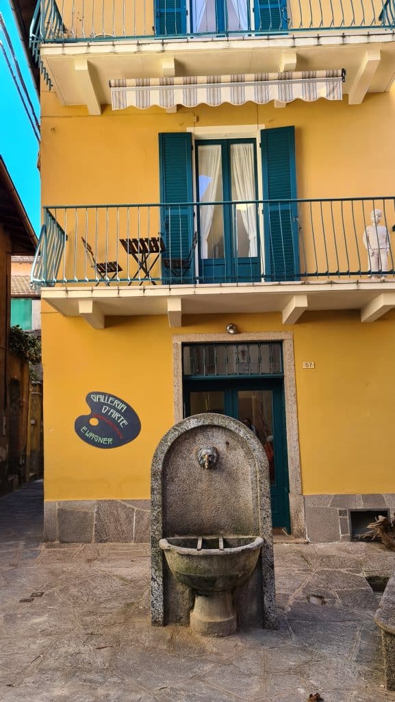 streets in the historic center Cannero Riviera Lake Maggiore in winter tripilare 4 scaled