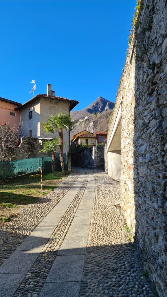 streets in the historic center Cannero Riviera Lake Maggiore in winter tripilare 6 scaled