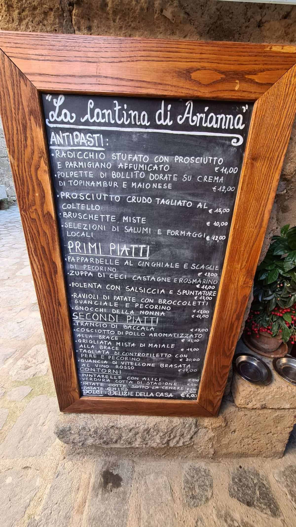 civita di bagnoregio italy restaurants la cantina di arianna 1 scaled