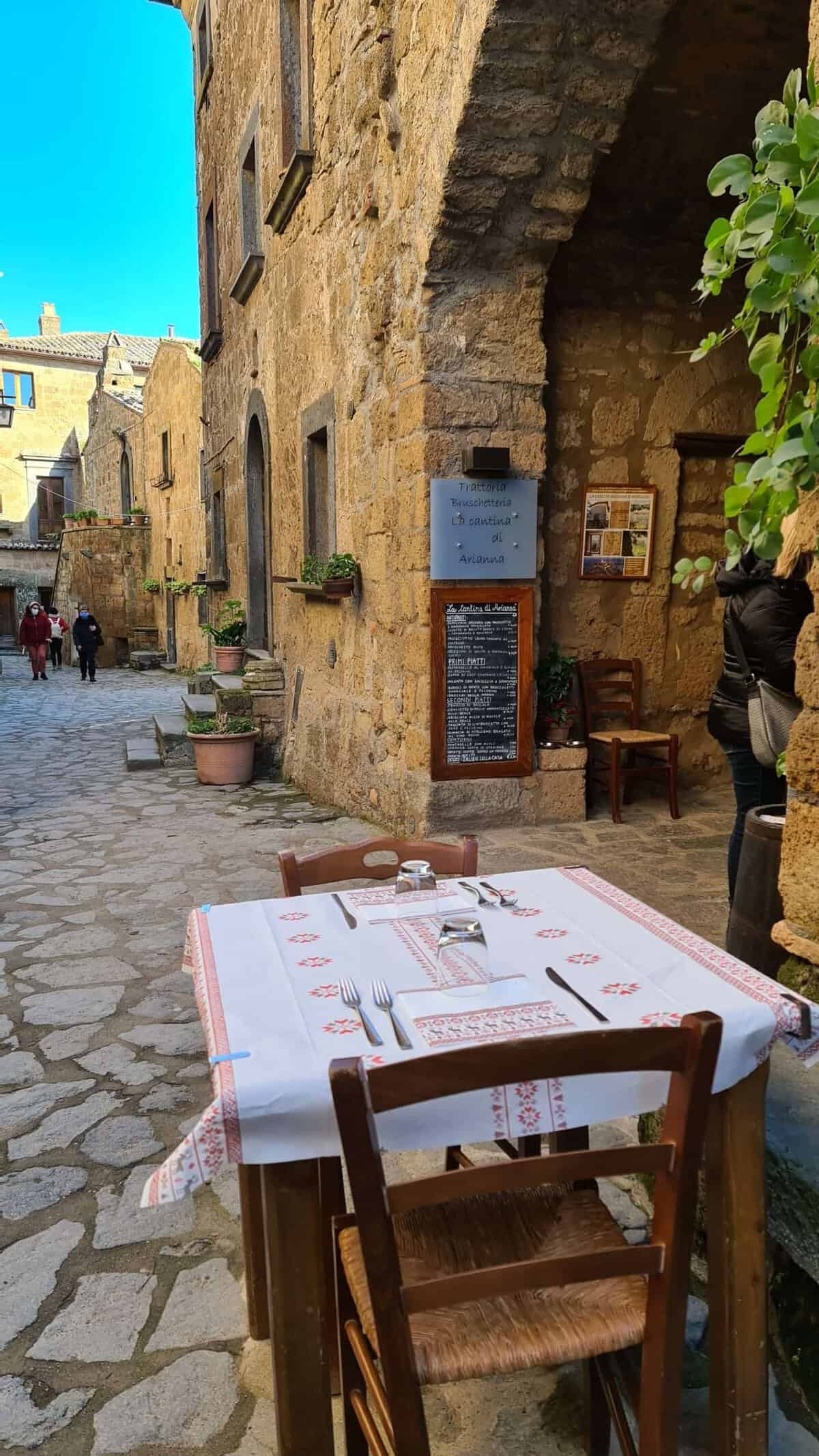 civita di bagnoregio italy restaurants la cantina di arianna 23 scaled