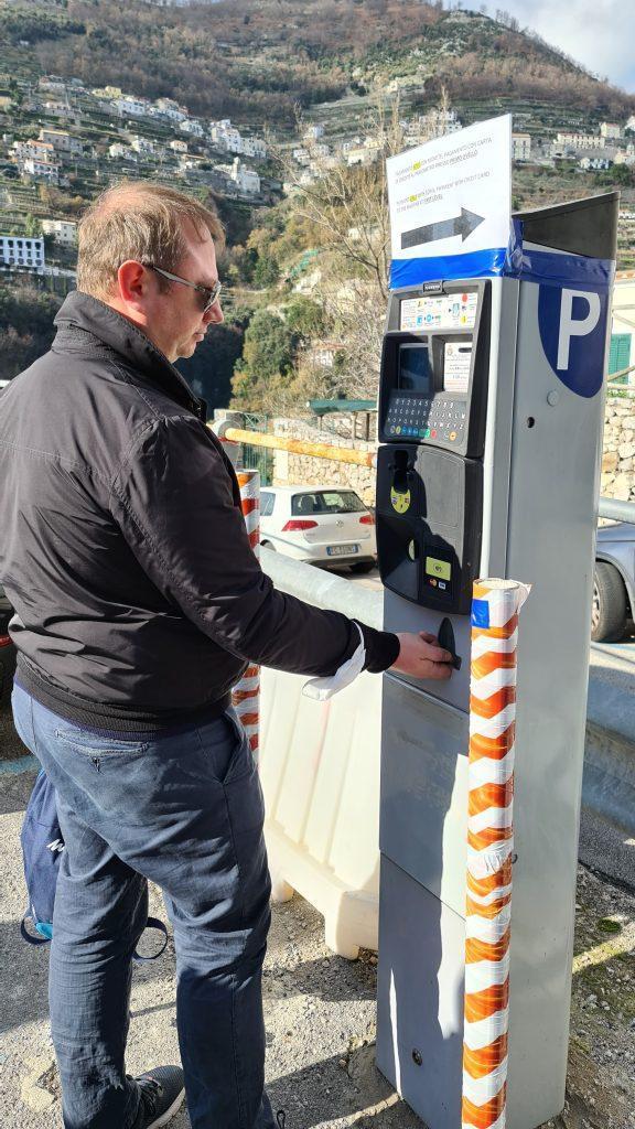 Amalfi Coast Italy Ravello parking Piazza Duomo January 2022 images and prices 7