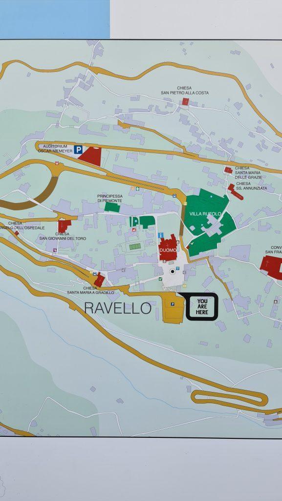 Amalfi Coast Ravello Italy Map Tripilare 3