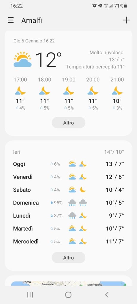 Amalfi Coast weather in January tripilare 3