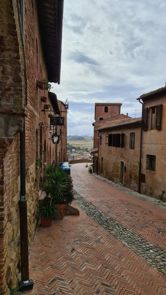 Tuscan villages Certaldo Italy Pretorio certaldo alto Toscana tripilare 12