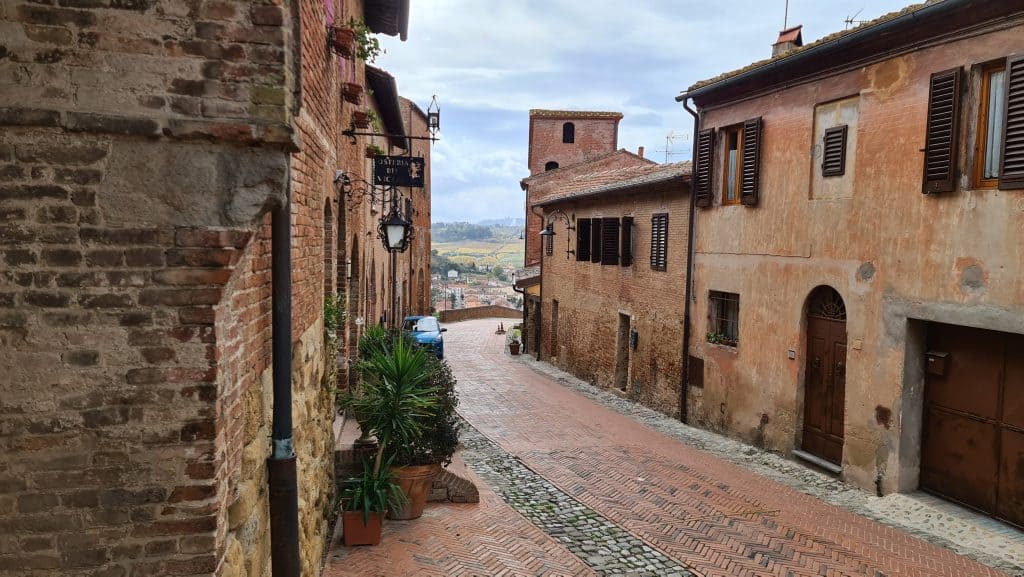 Tuscan villages Certaldo Italy Pretorio certaldo alto Toscana tripilare 13