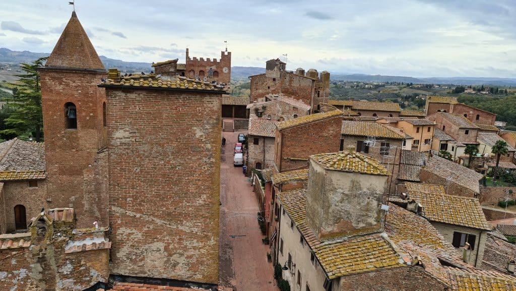 Tuscan villages Certaldo Italy Pretorio certaldo alto Toscana tripilare 20