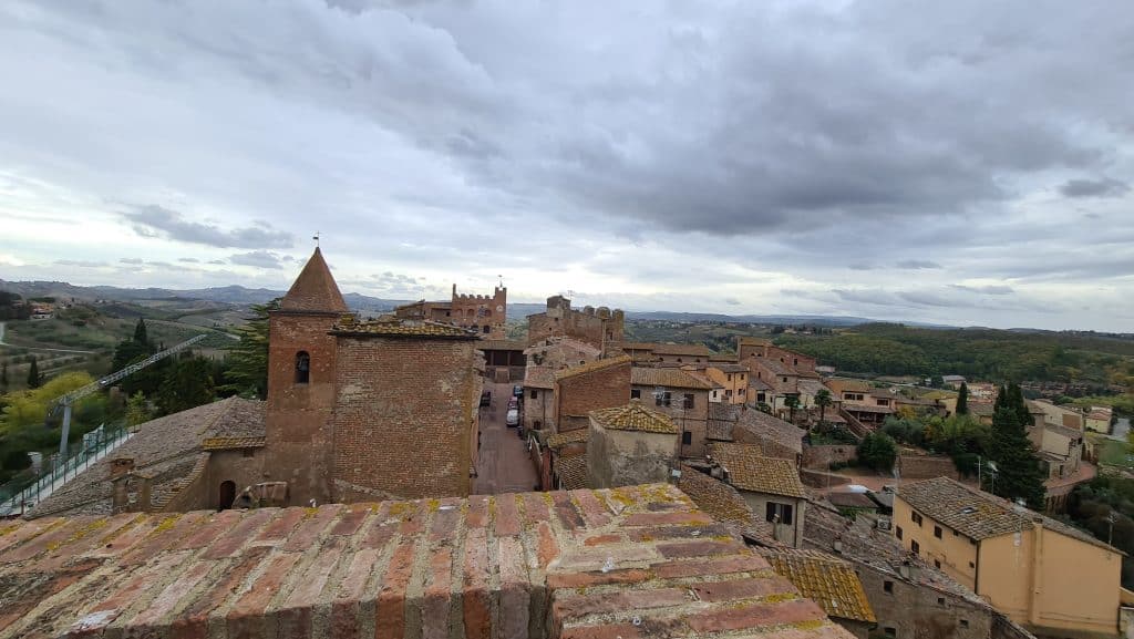 Tuscan villages Certaldo Italy Pretorio certaldo alto Toscana tripilare 24