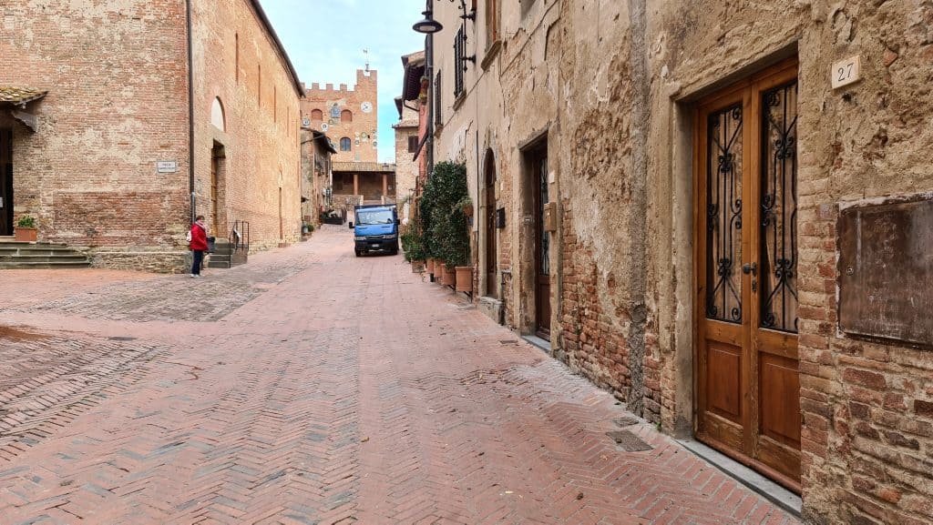 Tuscan villages Certaldo Italy Pretorio certaldo alto Toscana tripilare 3