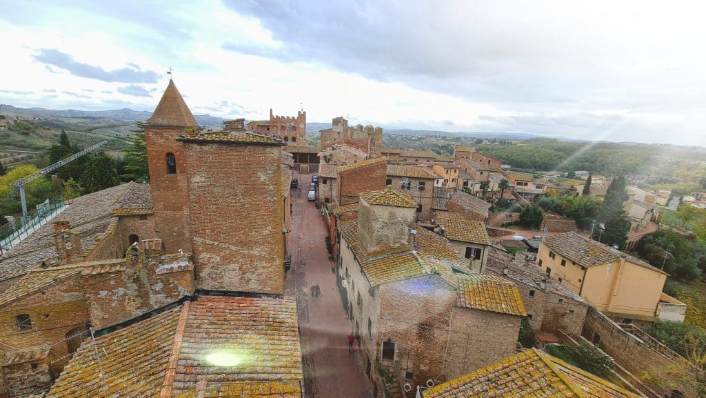 Tuscan villages Certaldo Italy Pretorio certaldo alto Toscana tripilare 36