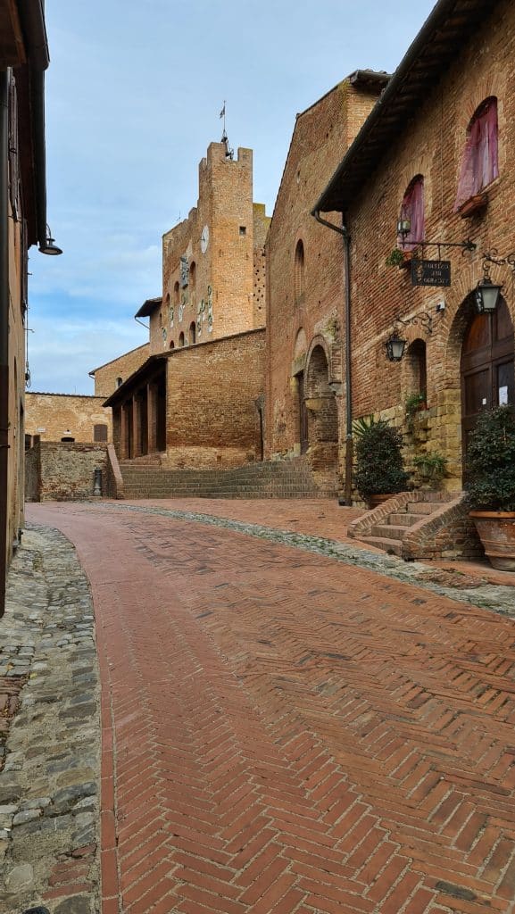 Tuscan villages Certaldo Italy Pretorio certaldo alto Toscana tripilare 9