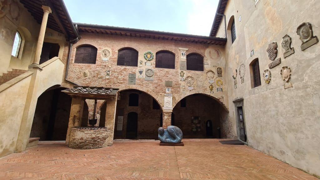 Tuscan villages Certaldo Italy Pretorio palace Castle certaldo alta tripilare 9