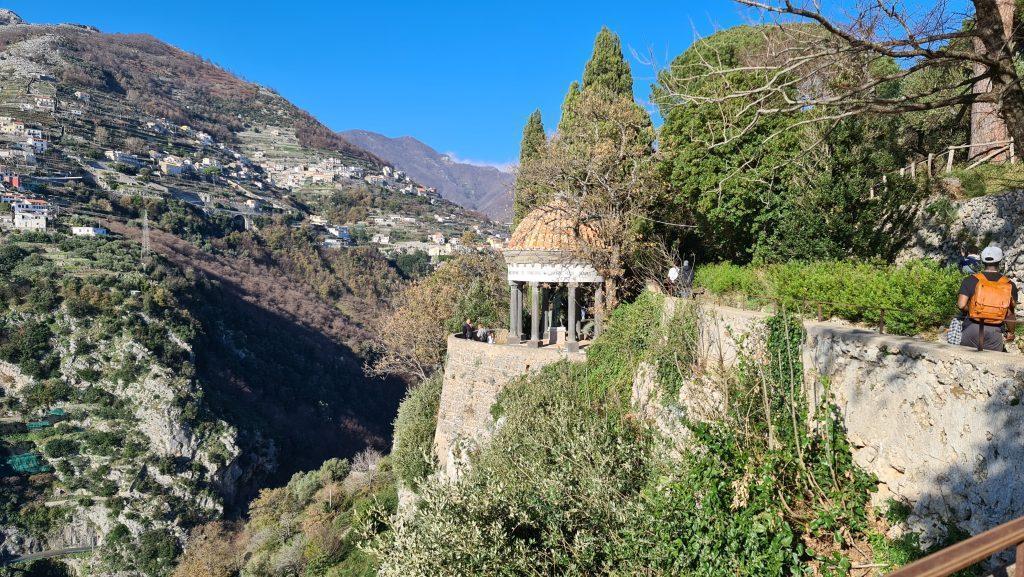 Villa Cimbrone and Terrace of the Infinity in winter 22