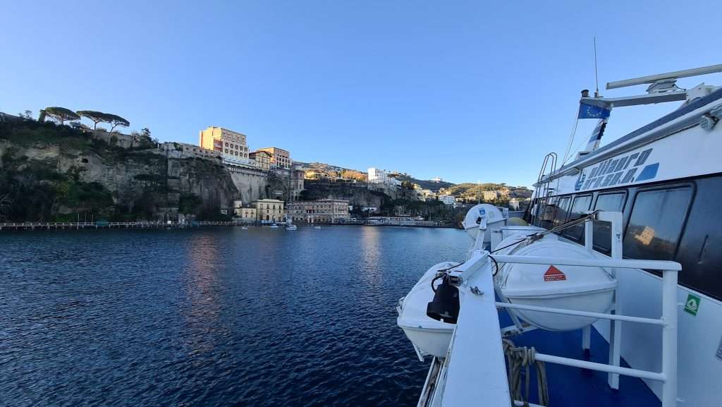 Amalfi Coast in winter Sorrento Italy