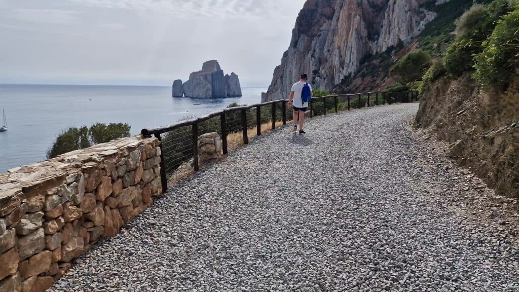 Sardinia Italy South West Porto Flavia inside Pan di Zucchero 1