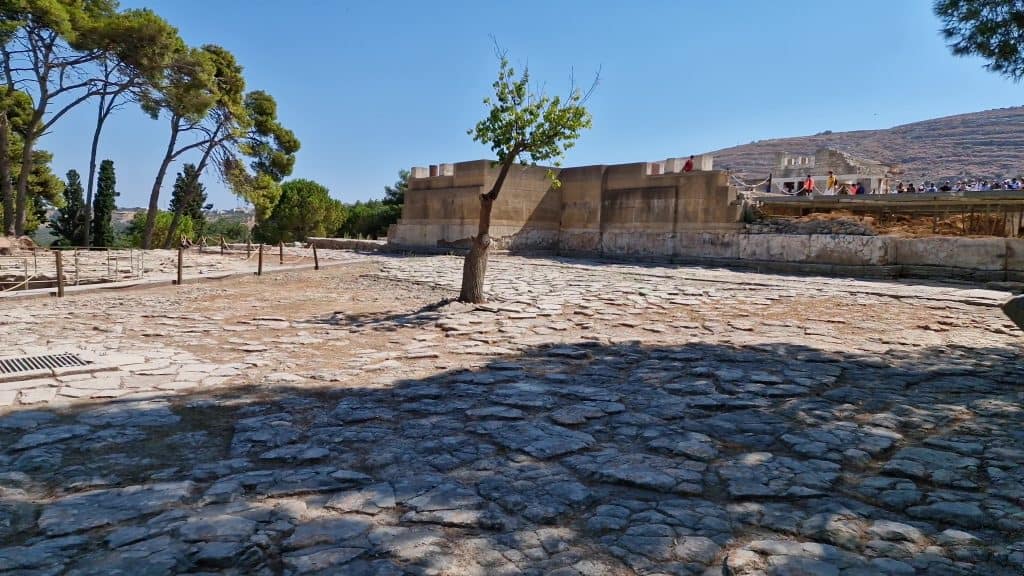 The western courtyard Knossos Crete and processions 1