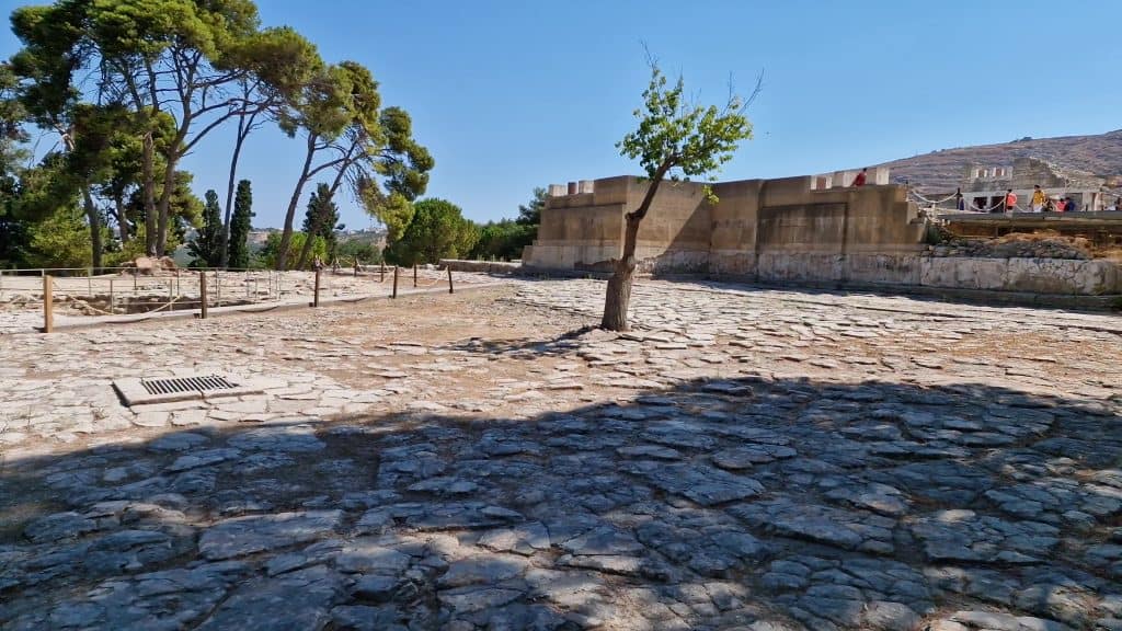 The western courtyard Knossos Crete and processions 2