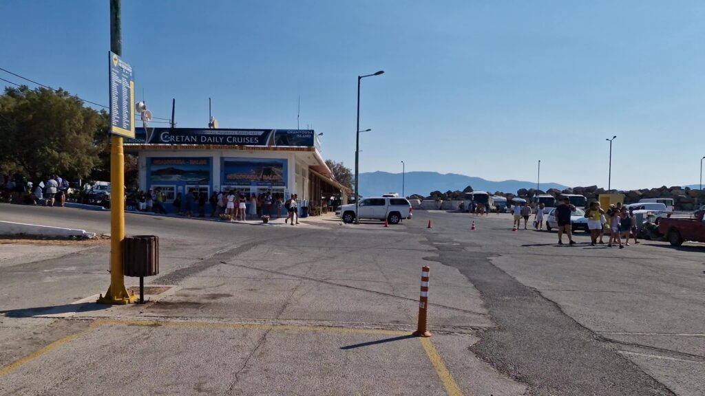 ticket office boat tour for Balos Beach Crete