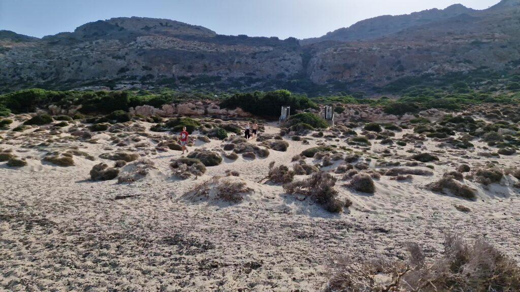 Crete balos beach toilets 1