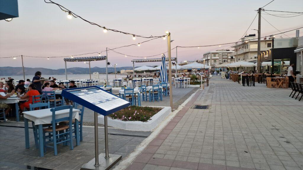 Crete things to do Kissamos restaurant and seafront 2