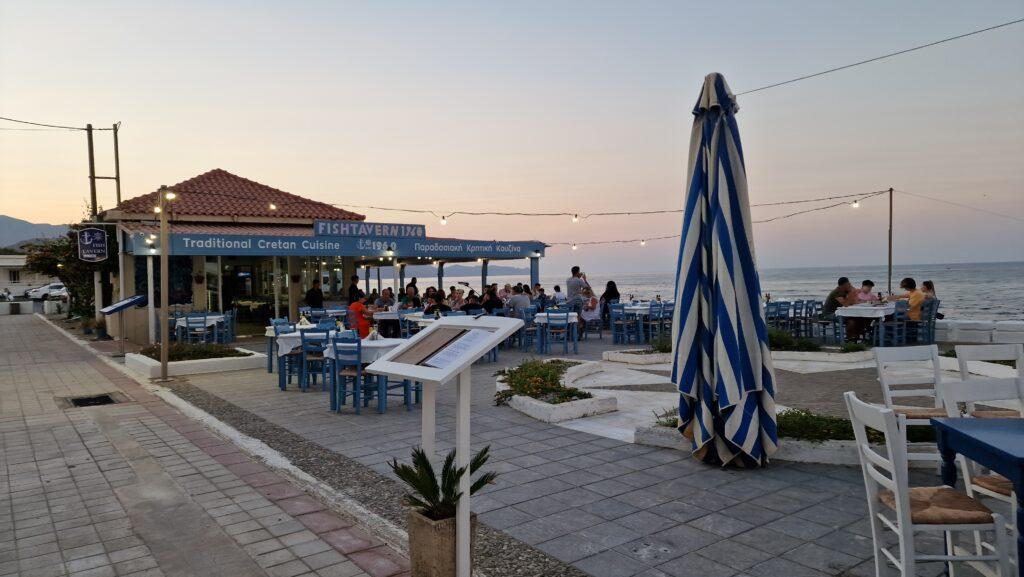 Crete things to do Kissamos restaurant and seafront 3