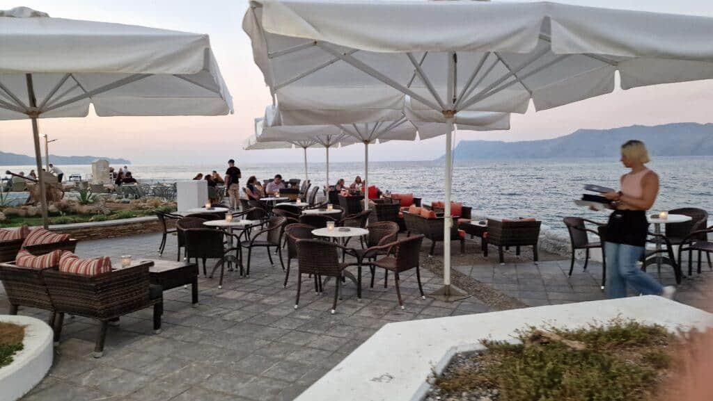 Crete things to do Kissamos restaurant and seafront 4