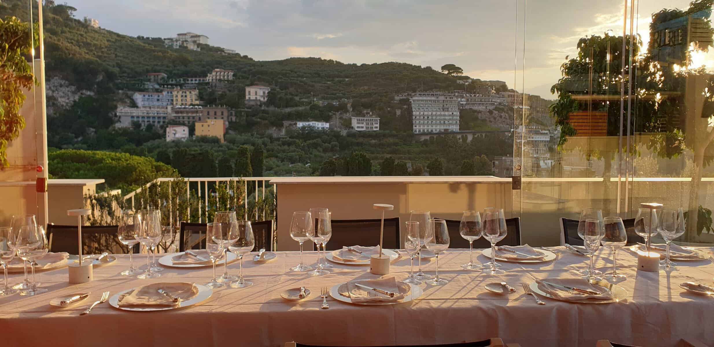 Sorrento restaurants with a view Terrazza Vittoria Restaurant on the top of Hotel Continental 12