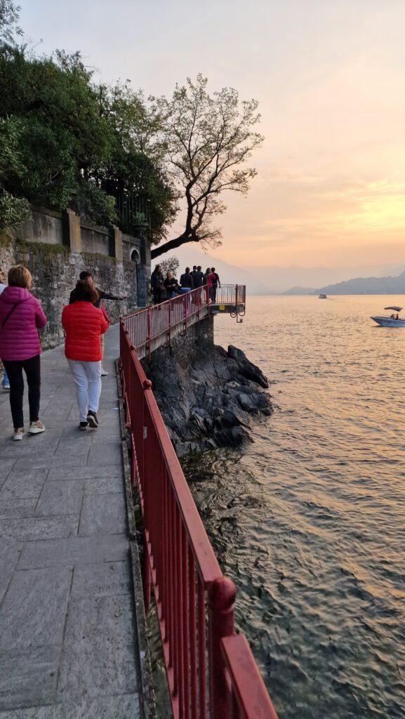 The pedestrian path over the lake Walk of Lovers Varenna Lake Como Italy 3