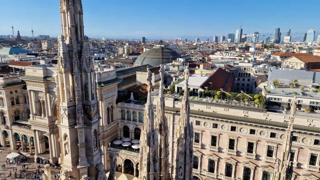 Things to do in Milan Terraces of the Cathedral on the Duomo rooftops Duomo square and Vittorio Emanuele II Gallery 1