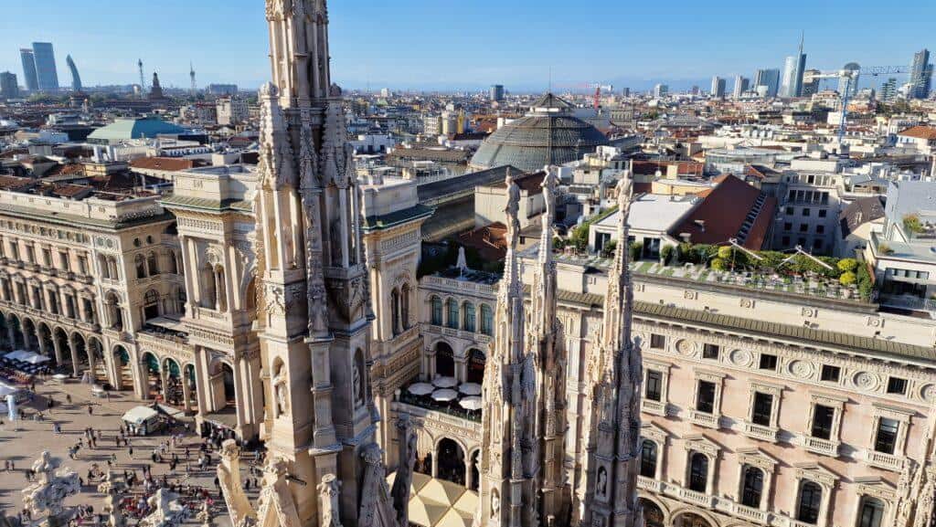 Things to do in Milan Terraces of the Cathedral on the Duomo rooftops Duomo square and Vittorio Emanuele II Gallery 4