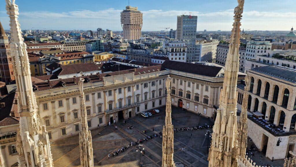 Things to do in Milan Terraces of the Cathedral on the Duomo rooftops Museum of the twentieth century 900 Duomo Square 1