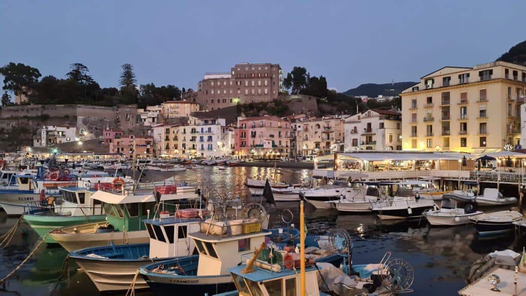 Things to do in Sorrento Marina Grande by night in summer 1