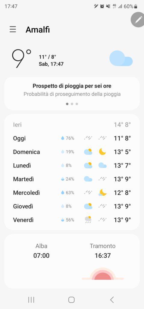 amalfi coast weather in November 20221126 174744 Weather